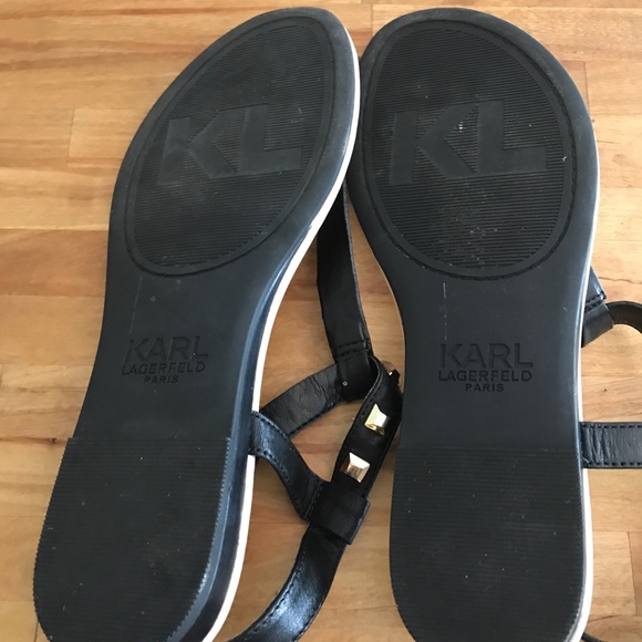 Karl Lagerfeld Paris studded sandals. Pierre 6.5 - Picture 5 of 5